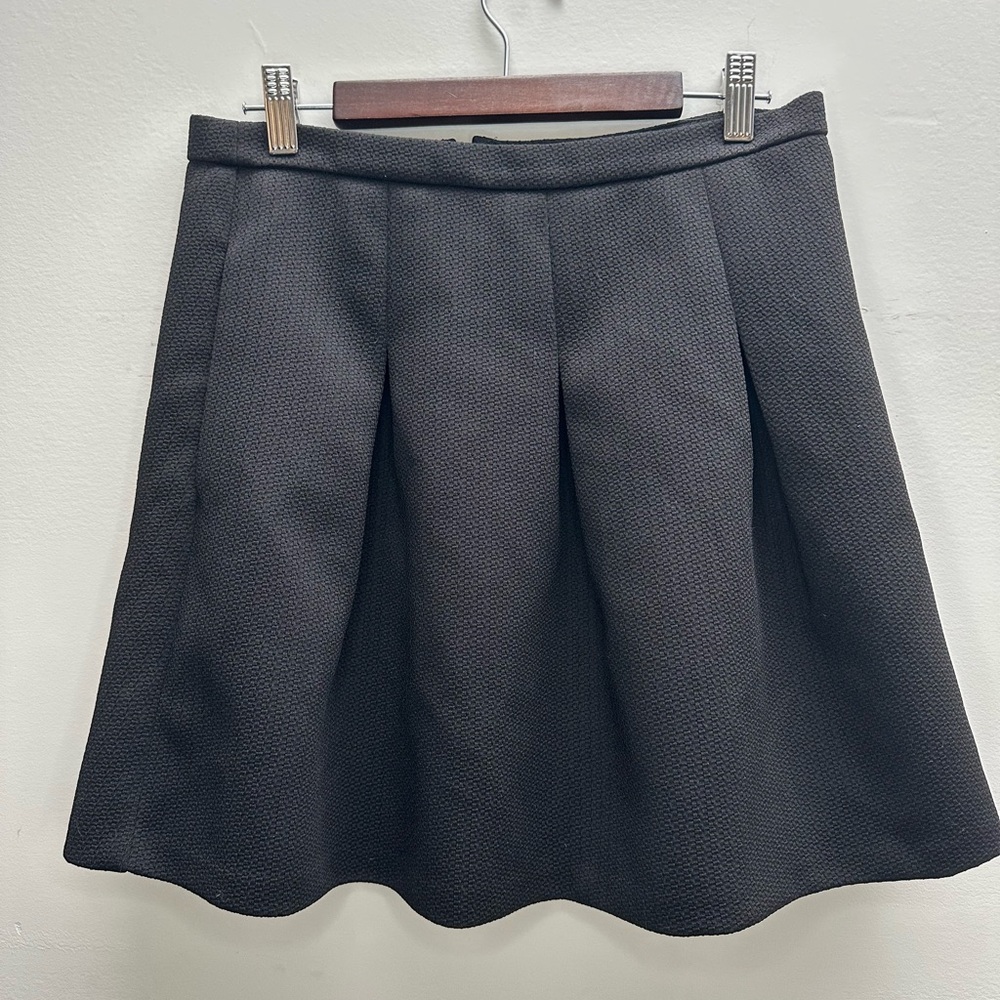MADEWELL | Bristol Textured A-line Pleated Mini Skirt | Size 4